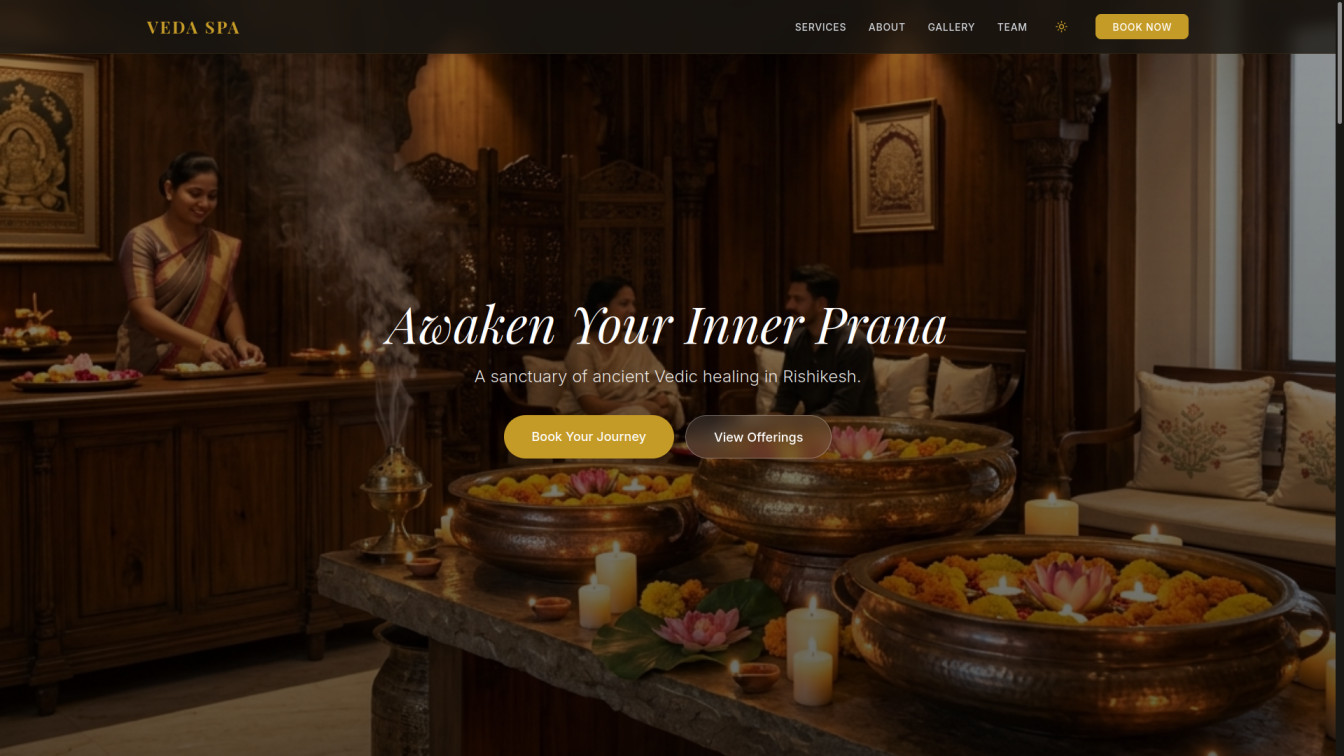 Luxury Real Estate Website Mockup